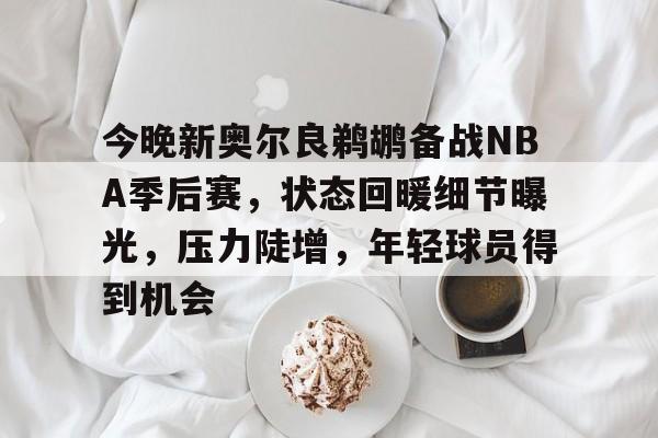 九游娱乐-关于今晚新奥尔良鹈鹕备战NBA季后赛,状态回暖细节曝光,压力陡增,年轻球员得到机会的信息